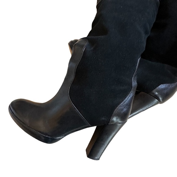 Steven by Steve Madden Leather & Suede Knee High Boots - Picture 10 of 14